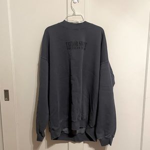 Taylor Swift Eras tour blue crewneck